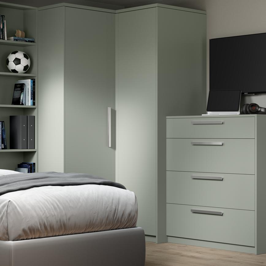 Greenwich Reed Green Closed Drawers