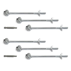 Zipbolt 150mm Slim Worktop Connecting Bolt Pack of 6