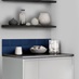 Clerkenwell Gloss Dove Grey Open Shelving And Base Unit