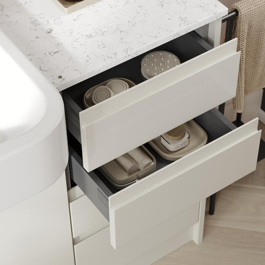 Clerkenwell Gloss Porcelain Bathroom Drawers