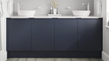 Greenwich Super Matt Navy Bathroom Set Matt Navy