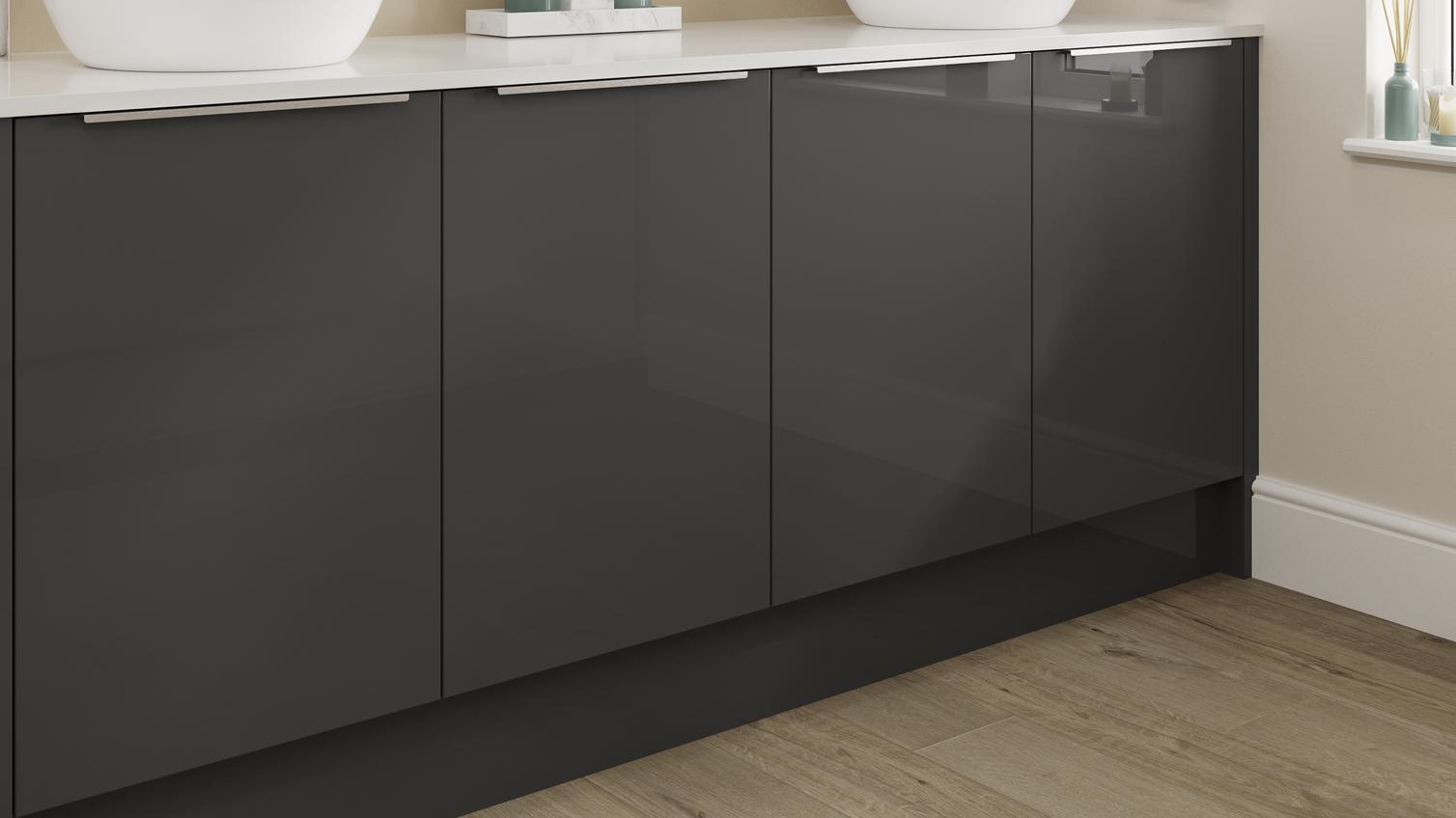 Hockley Mirror Gloss Charcoal Bathroom 