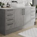 Hockley Textures Concrete Bathroom Cabinets