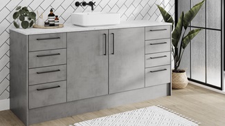 Hockley Textures Concrete Bathroom Main Set Shot