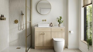 Hockley Textures Oak Bathroom Set Shot