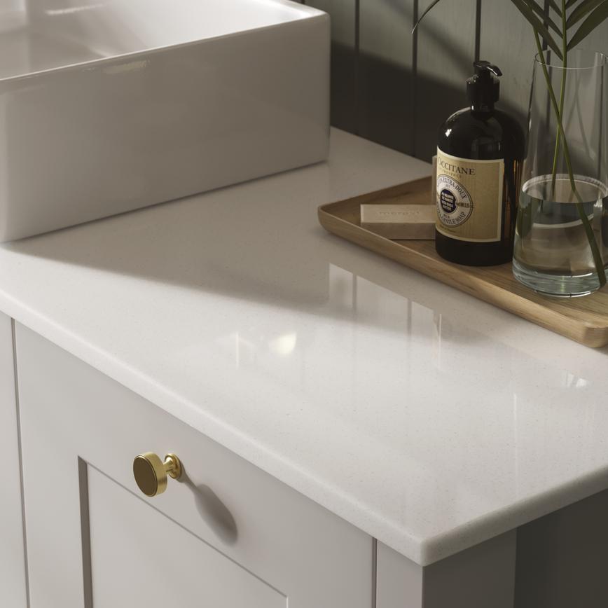 Chelford Dove Grey Bathroom Worktop