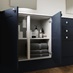 Chelford navy bathroom cabinet