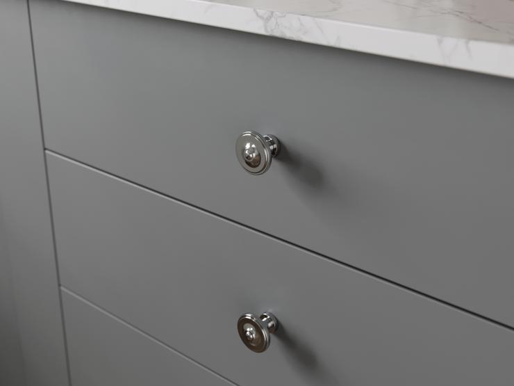 Chelford slate grey bathroom drawer frontal