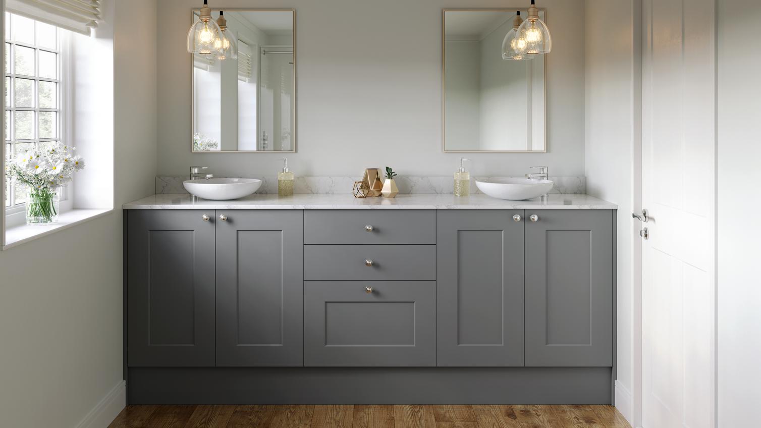 Chelford slate grey bathroom
