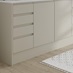 Clerkenwell Super Matt Sandstone Bathroom Cabinet Cameo