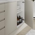 Clerkenwell Super Matt Sandstone Bathroom Open Cabinet Cameo