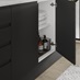Clerkenwell Super Matt Black Bathroom Open Cabinet