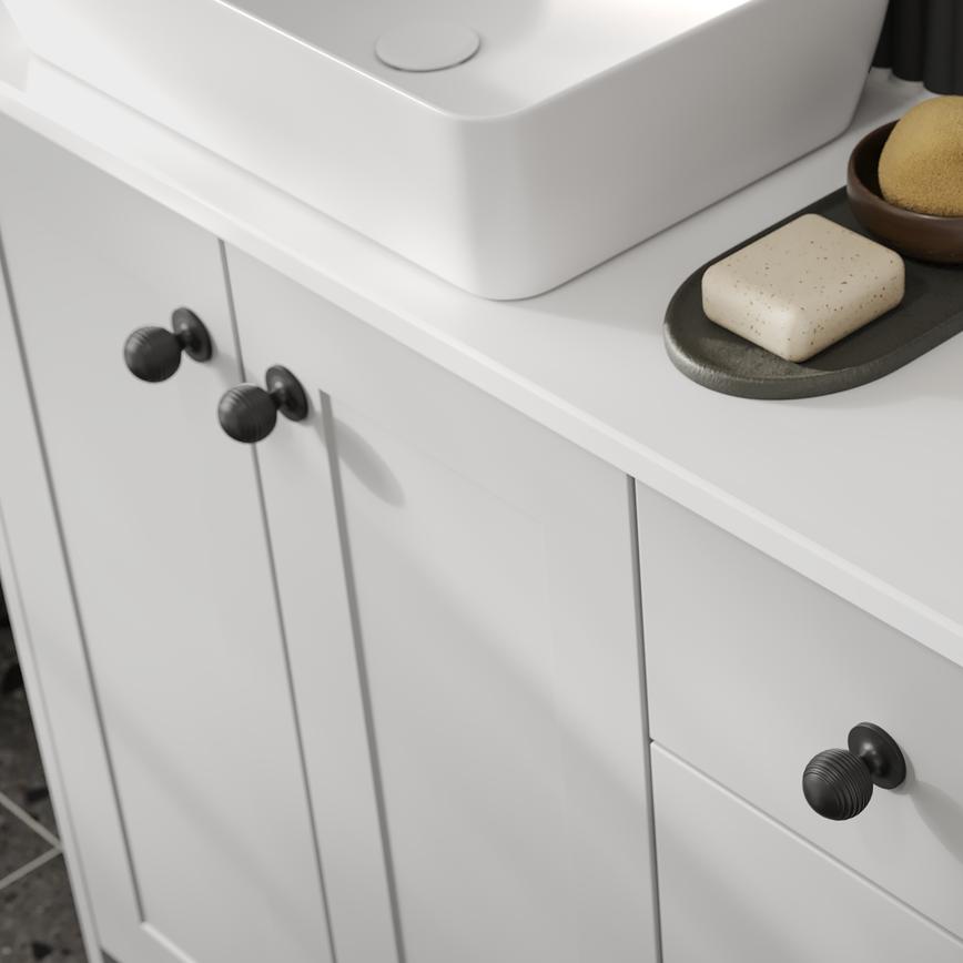 Frome Dove Grey Bathroom Worktop