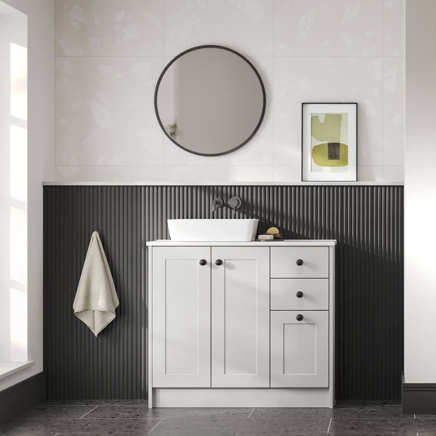 Frome Dove Grey Bathroom Alternative Set Shot