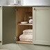 Frome Reed Green Open Cabinet