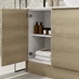 Clerkenwell Natural Oak Bathroom Open Cabinet