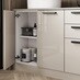 Winterton Gloss Sandstone Open Cupboard