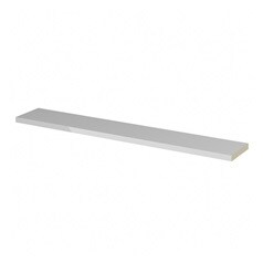 Hockley Gloss Dove Grey Square Continuous Cornice/Pelmet