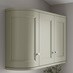 Sage Green Curved Cabinet Cornice/Pelmet Return Square Profile fitted with wall cabinet