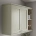 Sage Green Cornice Classic Profile fitted with wall cabinet
