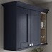Fairford Navy Cornice Classic Profile fitted with wall cabinet