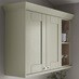 Grained Sage Green Classic Profile Cornice fitted with wall cabinet