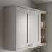 Chilcomb Pebble Square Cornice/Pelmet fitted with wall cabinet