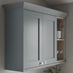 Chilcomb Dusk Blue Classic Profile Cornice fitted with wall cabinet