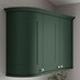 Fir Green Curved Cabinet Cornice Return Classic Profile with wall cabinet