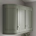 Reed Green Curved Cabinet Cornice/Pelmet Return Square Profile with wall cabinet