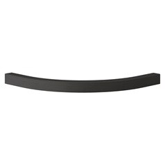 Chilcomb Grain Charcoal 312mm Curved Square Cornice or Pelmet