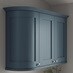 Chilcomb Grain Marine Blue 358mm Curved Classic Cornice