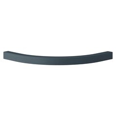Chilcomb Grain Marine Blue 312mm Curved Square Cornice or Pelmet
