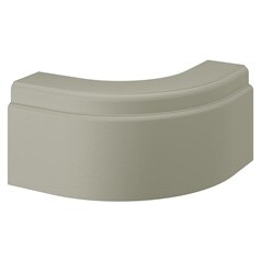 Halesworth Grain Sage Green 332mm x 180mm x 332mm Decorative Curved Plinth