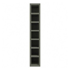 Grain Ash Green 150 Tall Wine Rack CAD Cut Out Primary