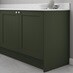 Halesworth Grain Ash Green 910mm x 595mm End Panel
