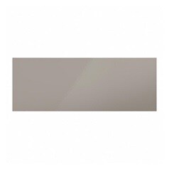 Clerkenwell Gloss Sand Grey Breakfast Bar Backing Panel
