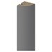 Clerkenwell Greenwich Gloss Slate Grey Curved Corner Post