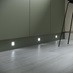 LED Square Plinth Lights Trio Tone Hockley Super Matt Reed Green Kitchen Cool