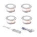 Circular Plinth Light 4 Pack with Driver
