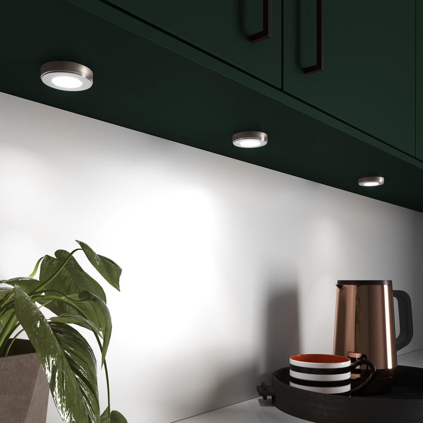 Sensio Hype R Pro SE90150P0 Brushed Steel Under Cabinet Light Neutral White