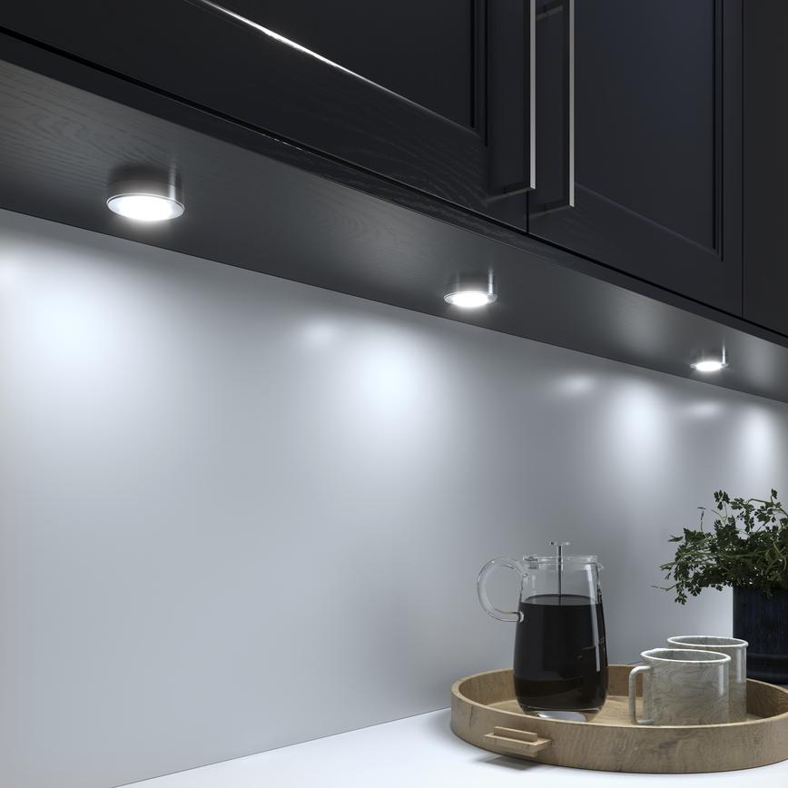 LED Circular Downlight Trio Tone Elmbridge Navy Kitchen Cool