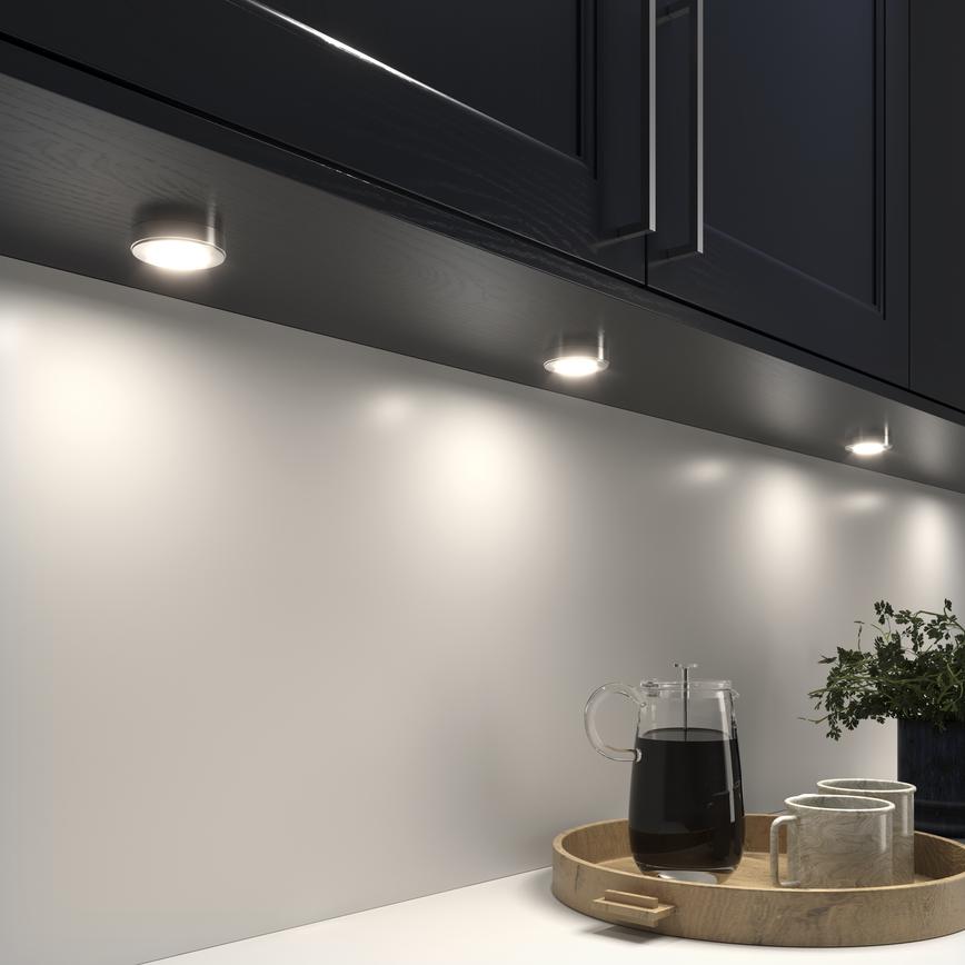 LED Circular Downlight Trio Tone Elmbridge Navy Kitchen Neutral