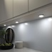 LED Slim Circular Downlight Trio Tone Clerkenwell Sandstone Kitchen Cool