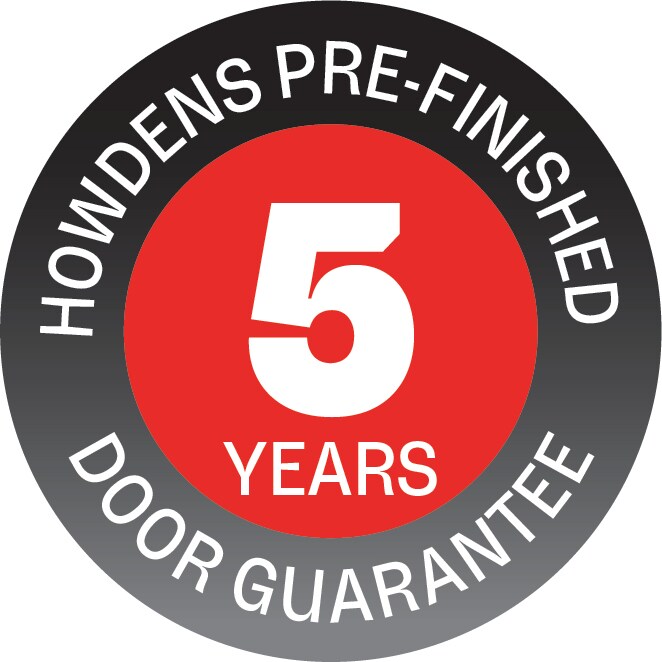 Howdens pre-finished doors 5 year guarantee