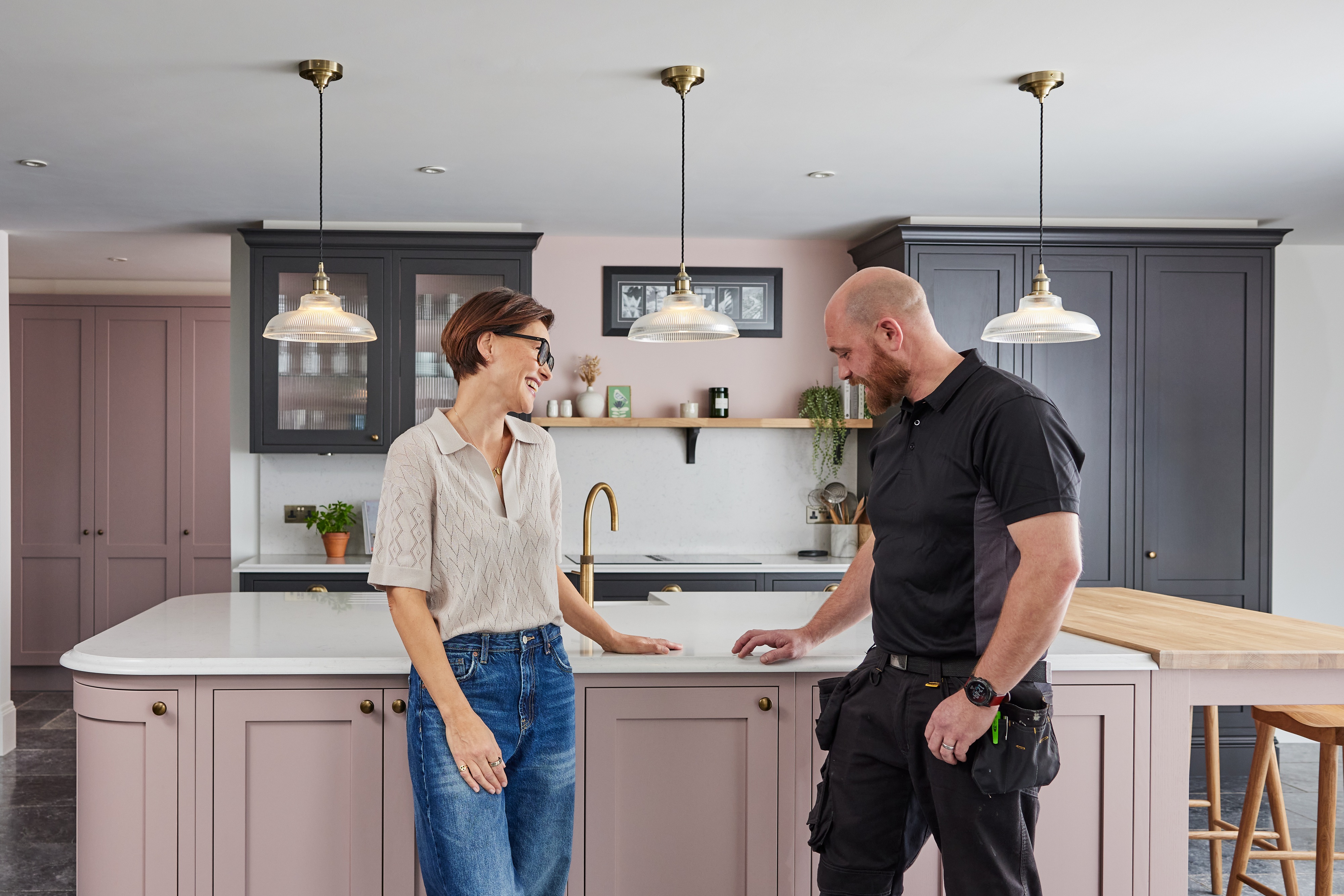 Cheryl in her Frome kitchen
