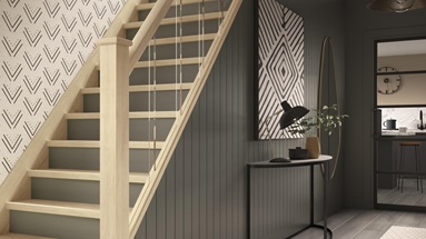 Richard Burbidge Elements Glass Pine Staircase