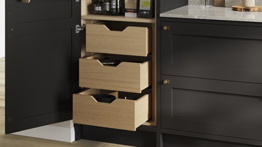 500 Width Drawer Natural Oak